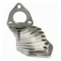 Bride inox pour tube 65mm, 3 passages de vis
