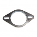 Bride inox pour tube 57mm, 2 passages de vis