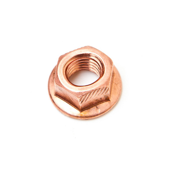 Ecrou cuivre M8x125 avec collerette