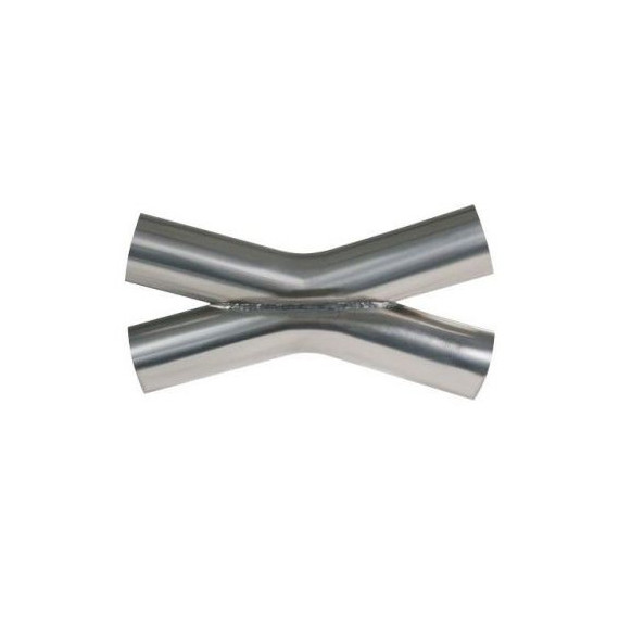 X-Pipe inox diamètres 70mm épaisseur 1.5mm longueur 370mm