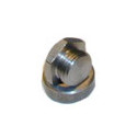Insert inox plat à souder pour sonde lambda avec bouchon acier