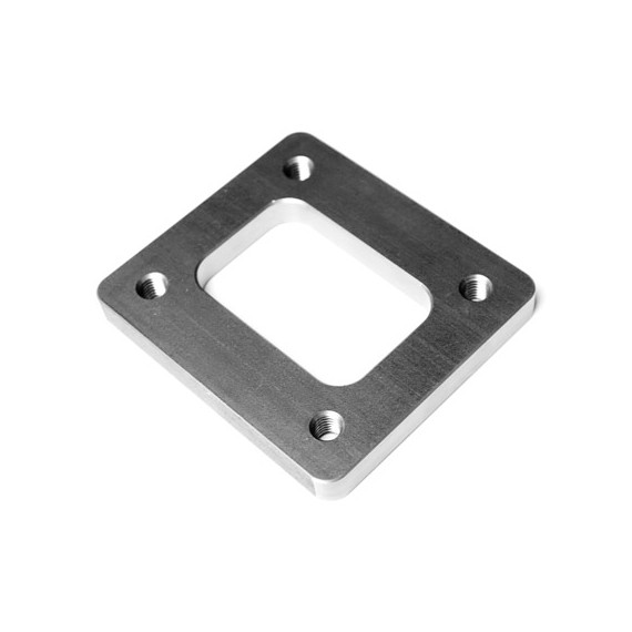 Bride collecteur inox T4 avec 4 taraudages M10x150