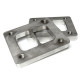 Bride collecteur inox T4 Twinscroll avec 4 taraudages M10x150