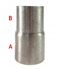 Réducteur femelle inox pour tube à emmancher 45, 40mm
