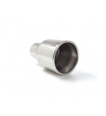 Embout de silencieux rond 102mm pour tube 60.3mm, longueur 180mm
