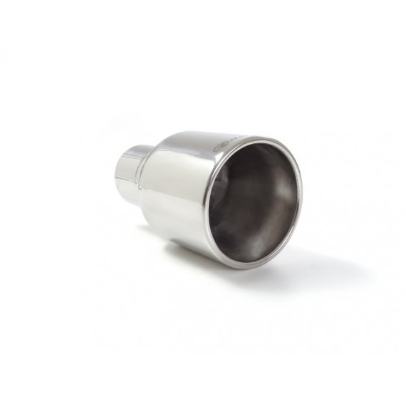 Embout de silencieux rond 102mm pour tube 60.3mm, longueur 180mm
