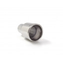 Embout de silencieux rond 90mm pour tube 60.3mm, longueur 160mm