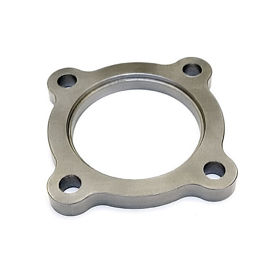 Bride descente inox T3/T31/GT 4 trous pour turbo GARRETT, pour tube 2.5" (63.5mm)