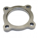 Bride descente inox T3/T31/GT 4 trous pour turbo GARRETT, pour tube 2.5" (63.5mm)