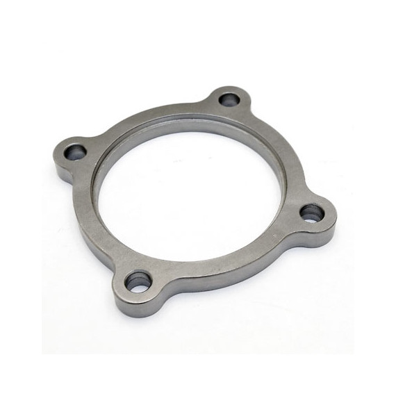 Bride descente inox GT 4 trous pour turbo GARRETT, pour tube 3" (76.1mm)