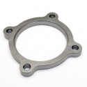 Bride descente inox GT 4 trous pour turbo GARRETT, pour tube 3" (76.1mm)
