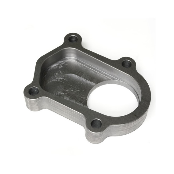 Bride descente acier 4 trous pour turbo GARRETT GT2056, pour tube 2" (51mm)
