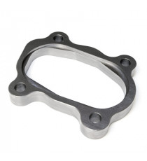 Bride descente acier 4 trous pour turbo GARRETT GT1548, pour adaptateur oval à souder