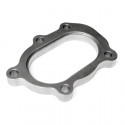 Bride descente acier T25 5 trous pour turbo GARRETT, pour adaptateur oval à souder