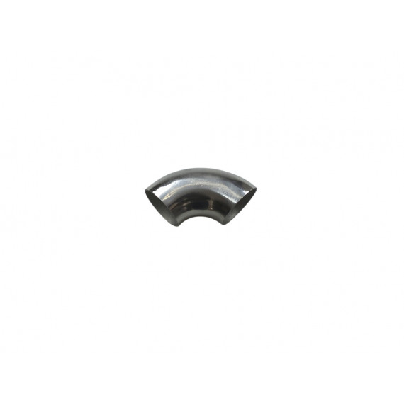 Coude inox poli 90° 3D diamètre 51mm épaisseur 1.5mm
